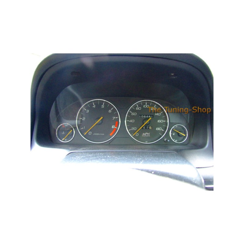 Honda prelude chrome gauge rings #2