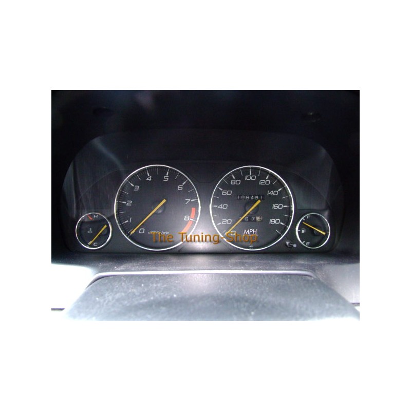 Honda prelude chrome gauge rings #5