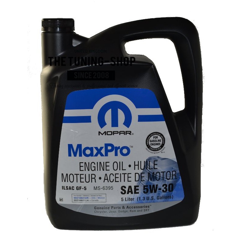 ORIGINAL MOPAR ENGINE OIL SAE 5W-30 MaxPro 5L FOR CHRYSLER