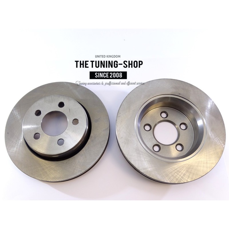 2x Vented Front Brake Disc Rotors 780540 JASON For DODGE NITRO JEEP