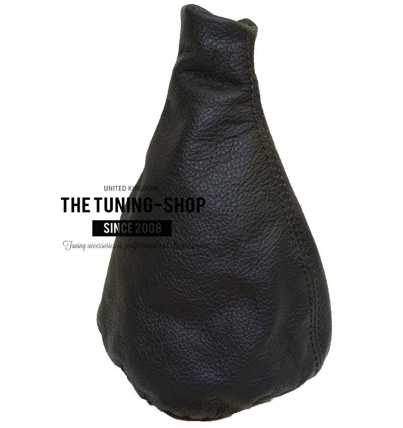 1982-1985 Porsche 924 Manual Shift Boot Shift Boot Black Italian Leather Red 944 Logo Embroidery The Tuning-Shop Ltd For Porsche 944 1982-1989