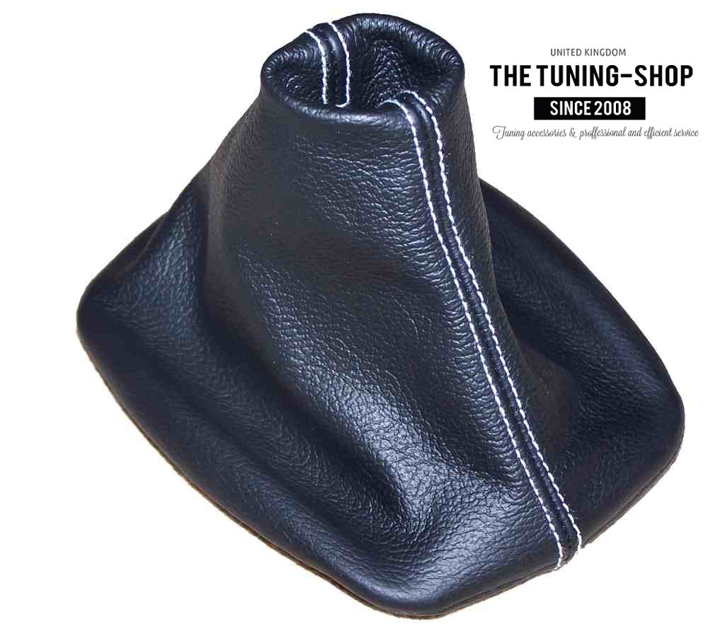 GRIGIO CUCITURE CUFFIA LEVA CAMBIO SUEDE PER AUDI 100 C4 A6 1991-1997
