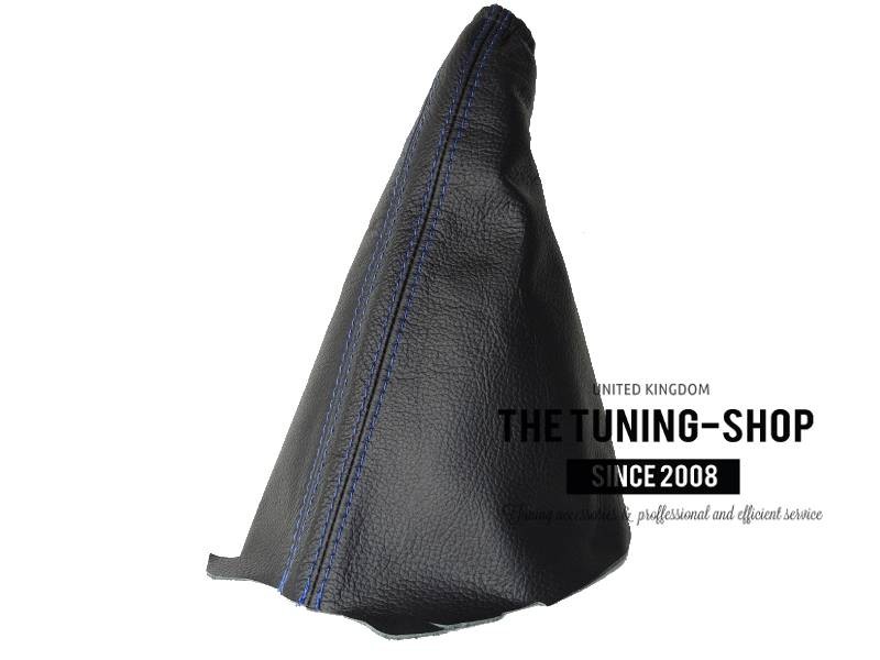 BLUE STITCH LEATHER HANDBRAKE GAITER FOR VAUXHALL OPEL CORSA C MK2 COMBO 00-06