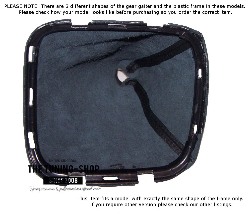 Fits Nissan Navara D40 Gear Gaiter Leather Plastic Frame