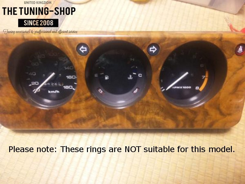 For Classic Mini Cooper Chrome Dash Rings Surrounds