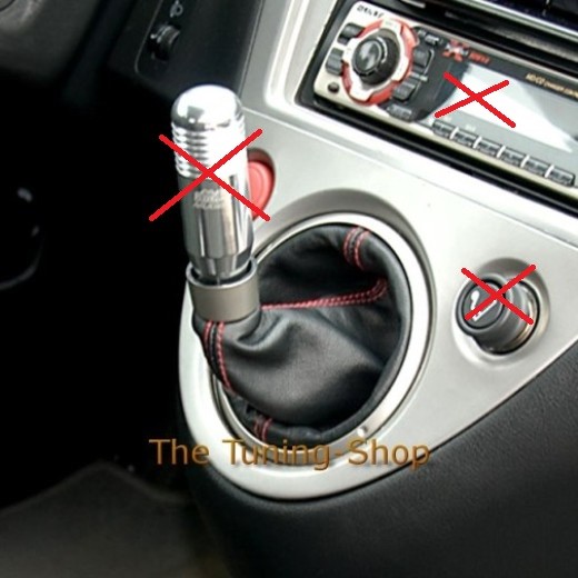 For Honda Civic Type R Ep3 01 05 Shift Boot Black Genuine
