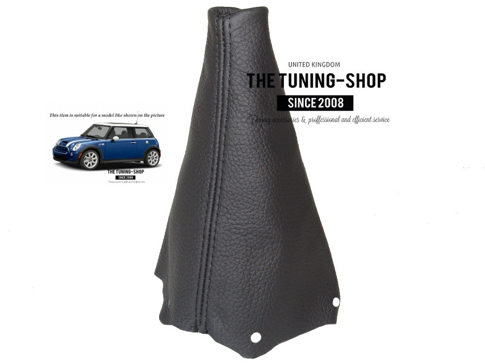 BLACK SUEDE FITS BMW MINI R50 R53 GEAR COVER GAITER 2001-2006