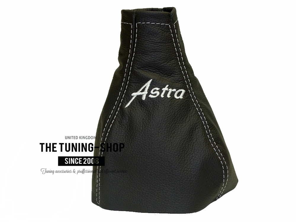 NERO /& BLU PELLE CUFFIA LEVA CAMBIO E FRENO PER OPEL CORSA B TIGRA 1993-2001